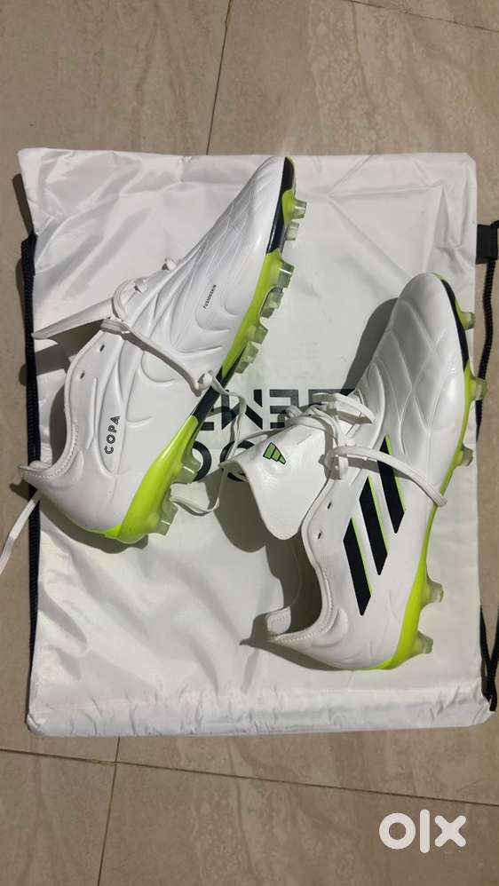 Adidas Copa Pure.1 FG &ndash; White/Black/Lucid Lemon