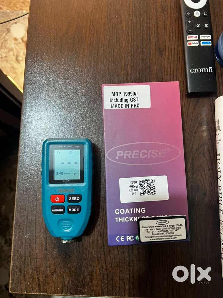 Paint thickness gauge