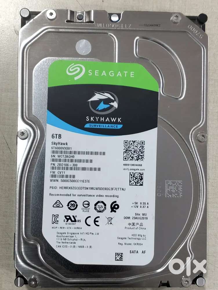 Seagate SkyHawk 6TB HDD for Sale