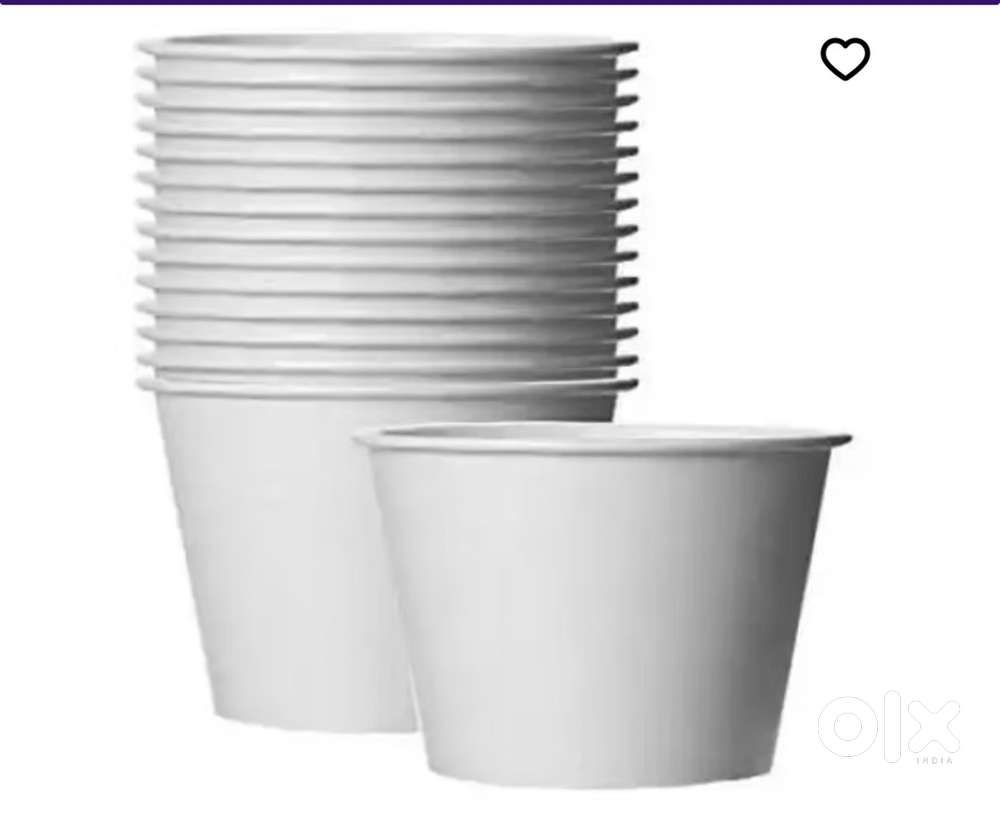 110 ml , 75 ml paper cups for tea/ coffee or sambar