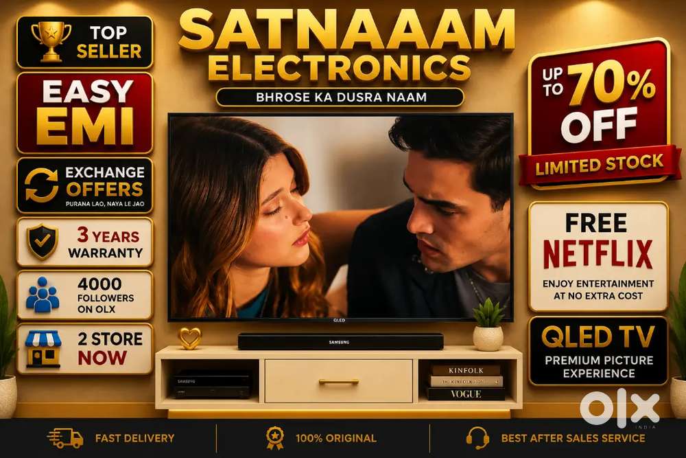 43 Q-LED TV 3 YEARS WARRANTY 4K ULTRA HD NEW BRAND LED TV HDR 10