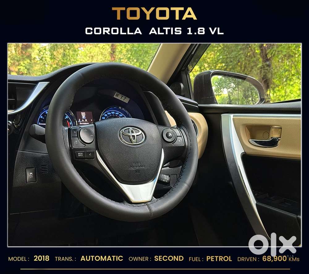 Toyota Corolla Altis Vl, 2018, Petrol
