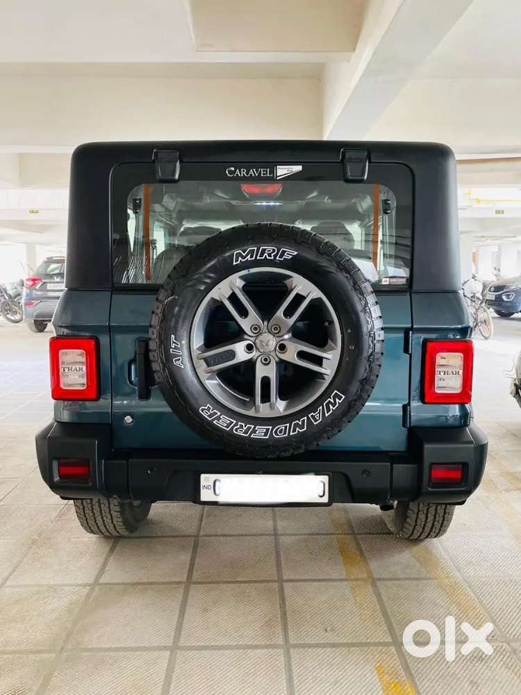 Thar Rwd Diesel In Aquamarine Colour With Unique Rto Number