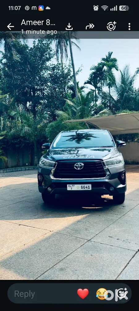 Innova Crysta 2.8 Zx Auto  No Replace Good Condition