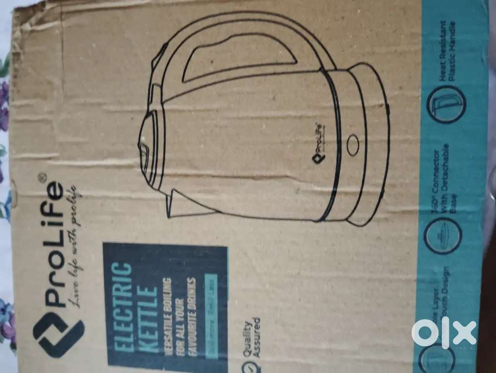 सर्दी में गर्म पानी स्टीम मिनटोमें उपलब ProLife Stainless Steel Kettle