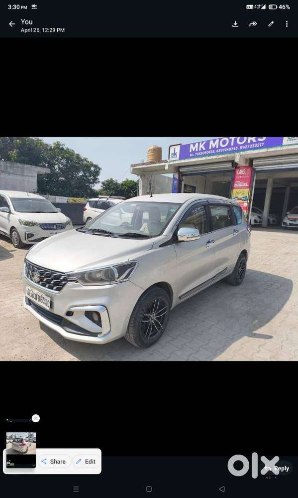 Maruti Suzuki Ertiga 1.5 Vxi, 2021, Cng & Hybrids
