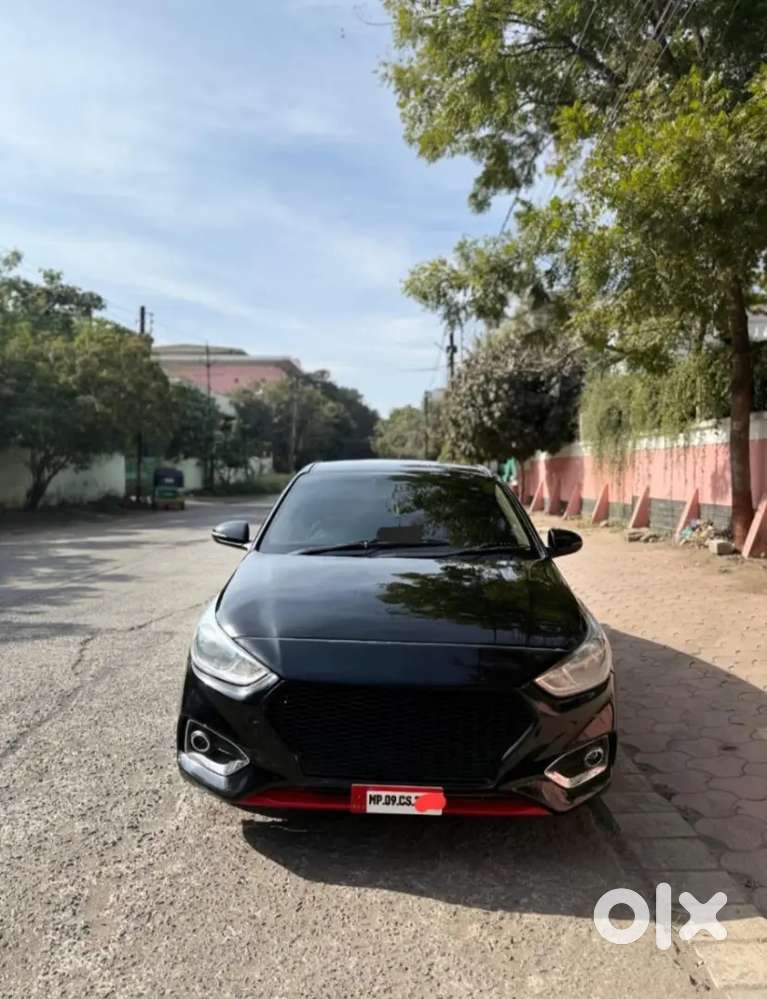 Hyundai Verna Black Colour Customized