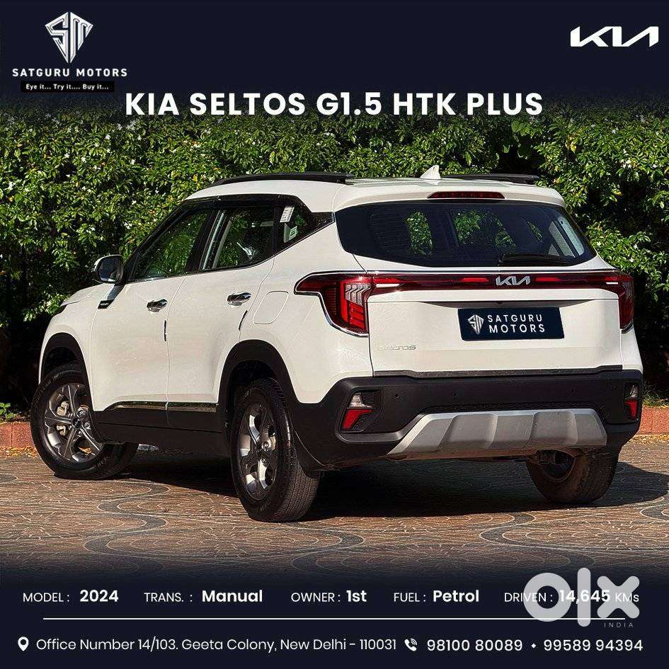 Kia Seltos Htk Plus G, 2024, Petrol