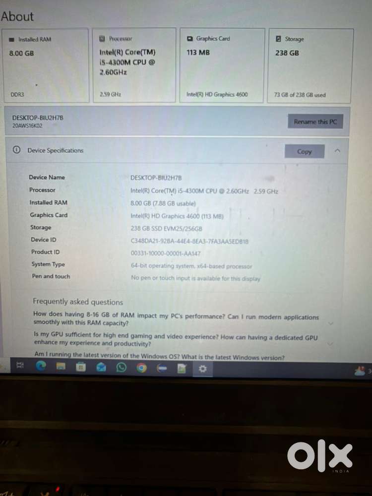 Lenovo Thinkpad | i5 laptop