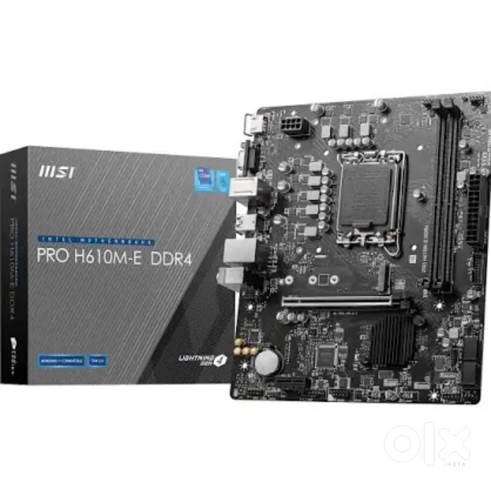 MSI PRO H610M-E DDR4 Motherboard (LGA 1700)