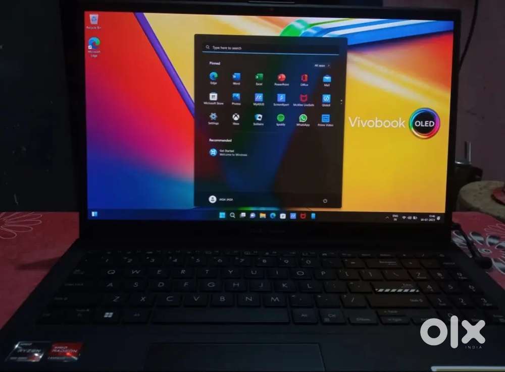 ASUS Vivobook Go 15 OLED, with Backlit Keyboard, AMD Ryzen 3 Quad Core