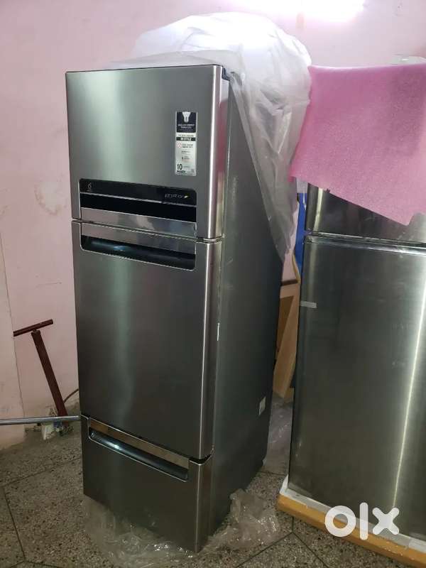 New Fridge Whirlpool 240L Triple Door Bill   Warranty 1year