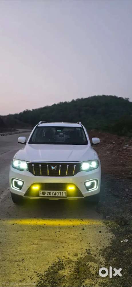 Mahindra Scorpio N 2022 White Top Z8l At D In Mint Condition With Sr