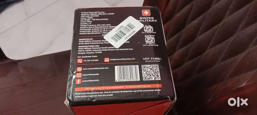 Iron box sale and whater drum big 2no and child cycle
