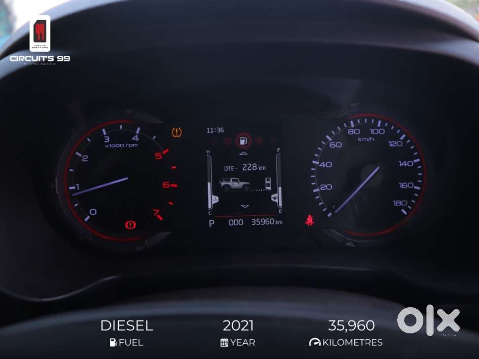 Mahindra Thar Lx D At 4wd Ht, 2021, Diesel