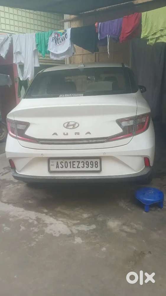 Hyundai Aura 2022 Well Maintained.verry Good Condition.one Handed Use