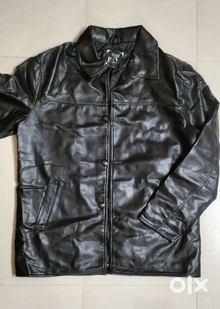 leather jacket coat