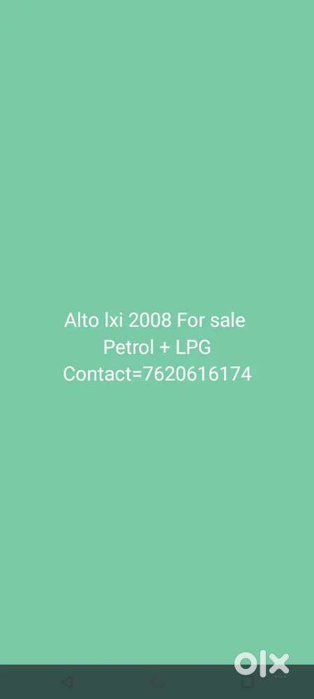 Maruti Suzuki Alto 800 2008 Petrol + Lpg Authorised Vehicle