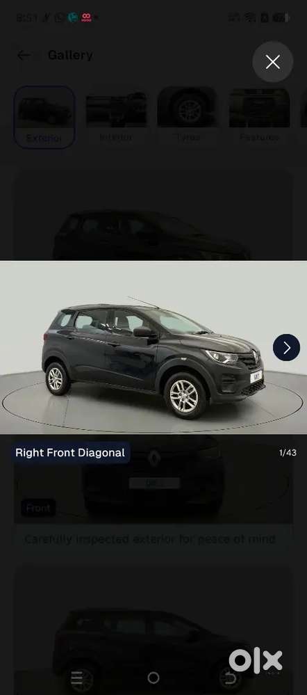 Renault Triber Petrol Manual 2nd 2024