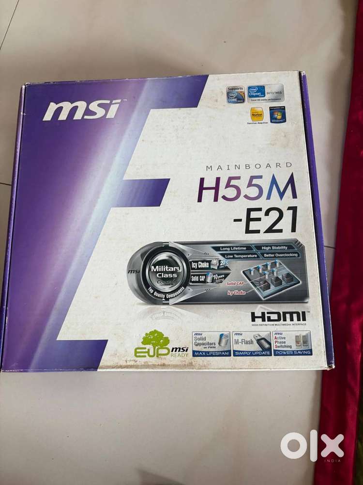 Intel Core i3-540 + MSI H55M-E21 Motherboard Combo (LGA 1156)