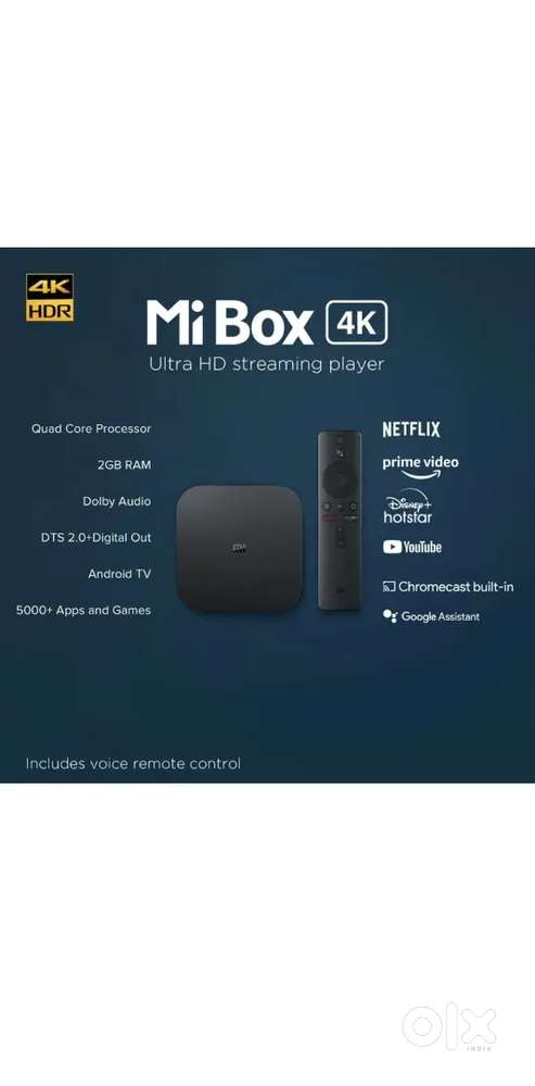 Mi box 4k android tv box