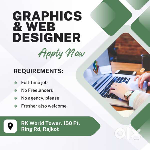 Graphics designer for our office location. No Freelancer. No Agency