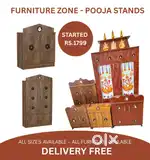 Furniture Zone - New arrival Wooden Pooja Stands Sales