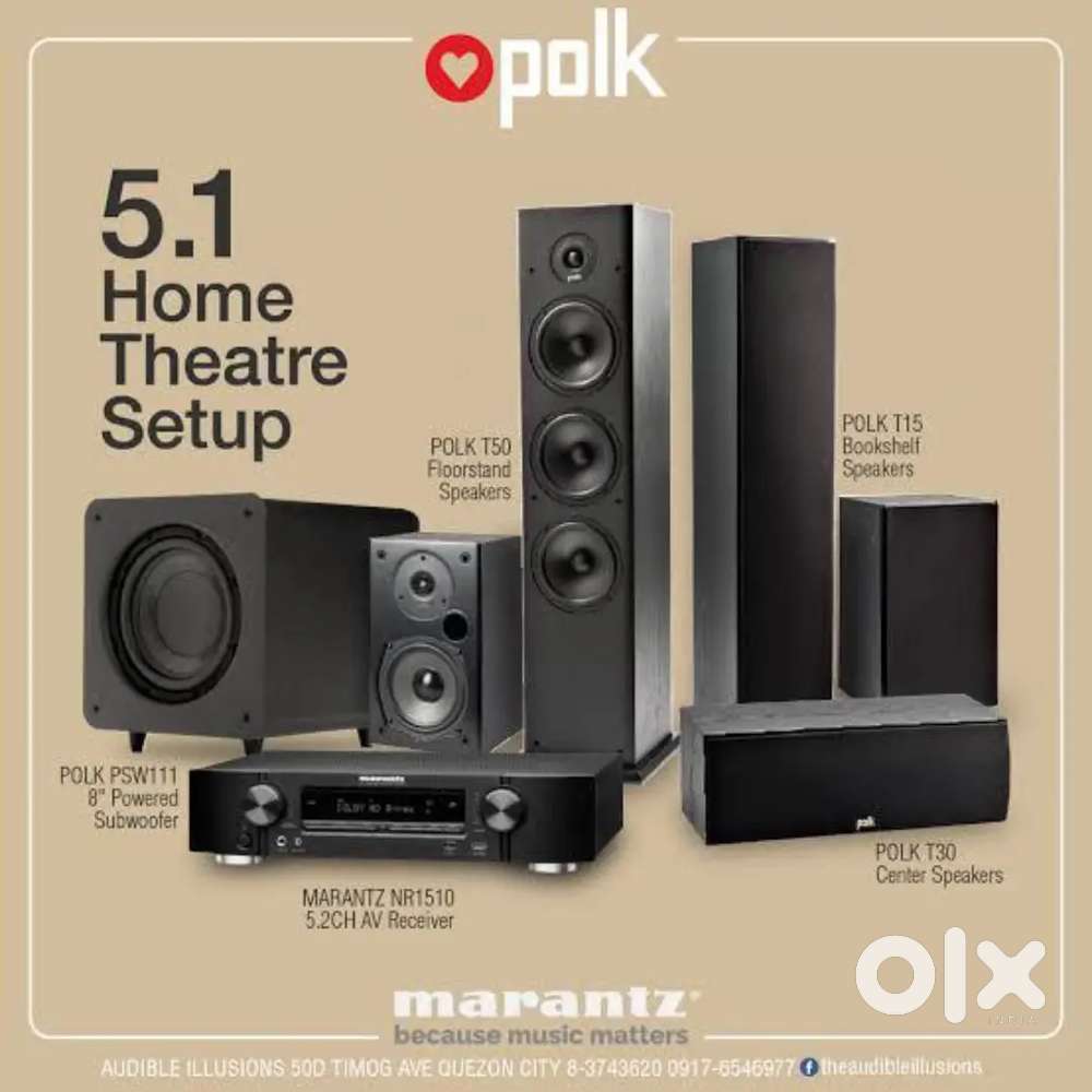 POLK audio T series series T50, T30, T15, psw 10 TVs, Video