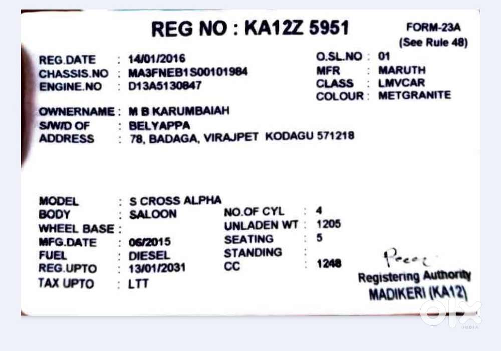 Maruti Suzuki S-cross Alpha 1.6, 2016, Diesel