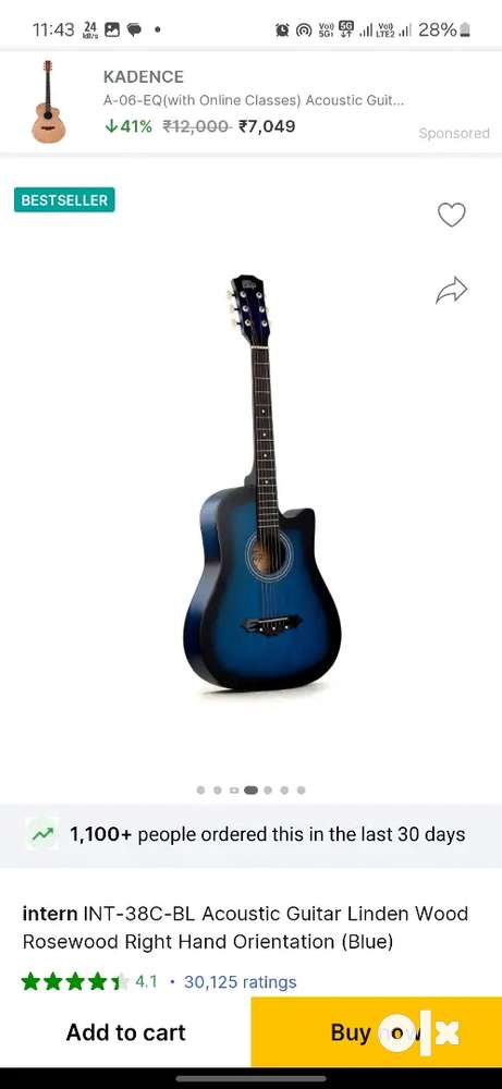 Guitar second hand olx sales
