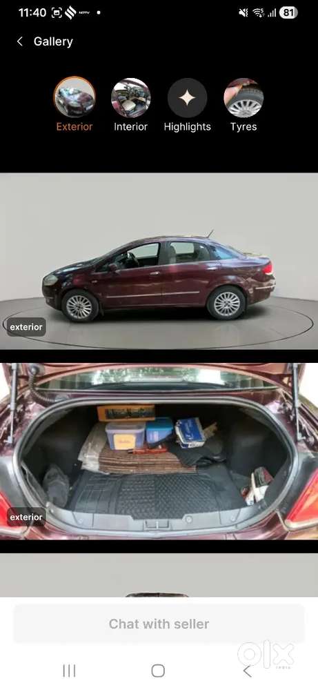 Fiat Linea Tjet Plus For Sale