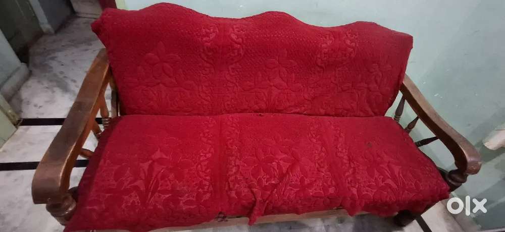 Wooden sofa