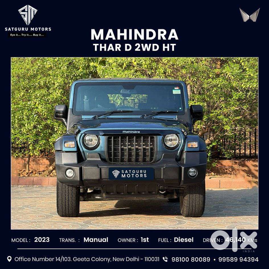 Mahindra Thar Lx Hard Top Diesel Mt Rwd, 2023, Diesel