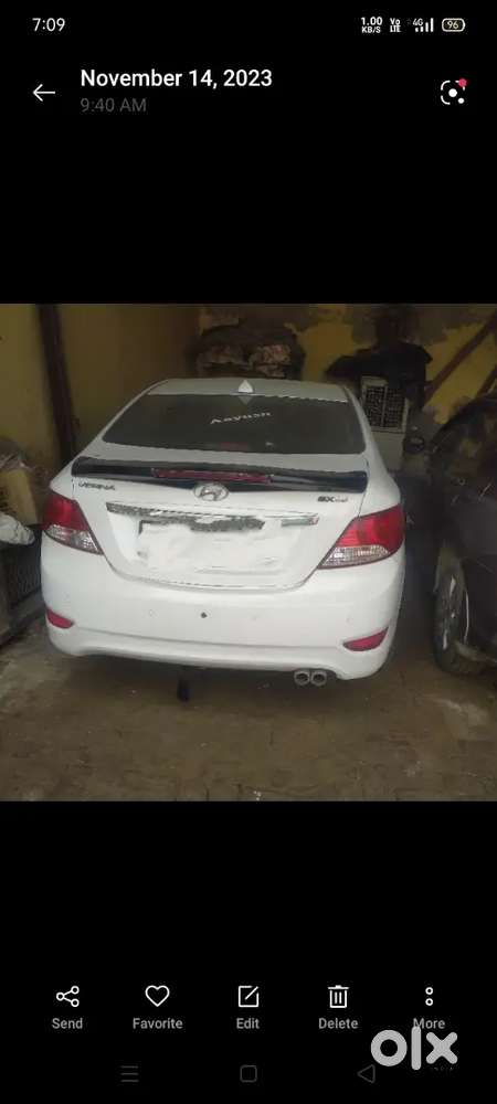 Hyundai Verna 2014 Cng & Hybrids 85000 Km Driven