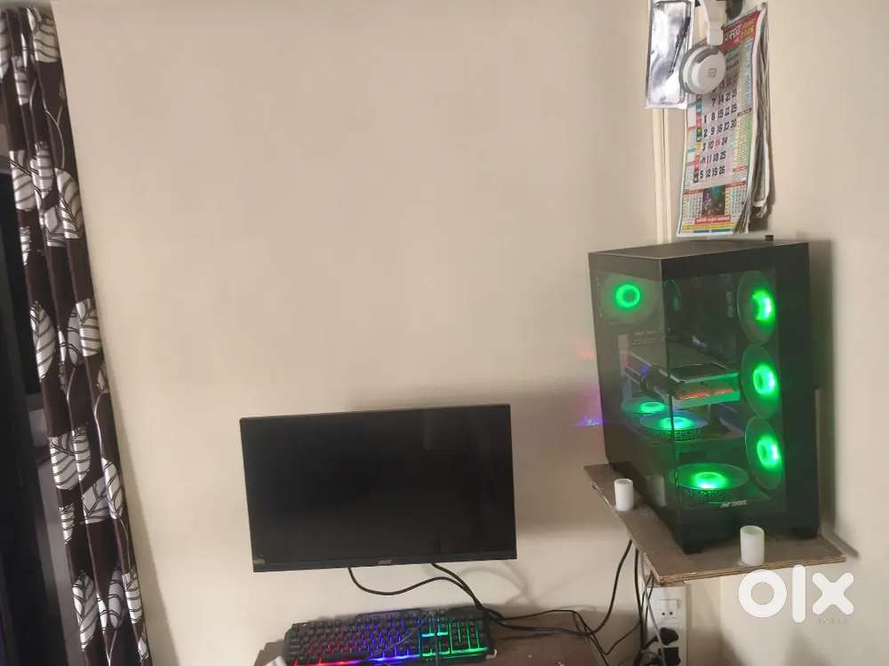 Fully working custom gaming pc with all parts in warranty