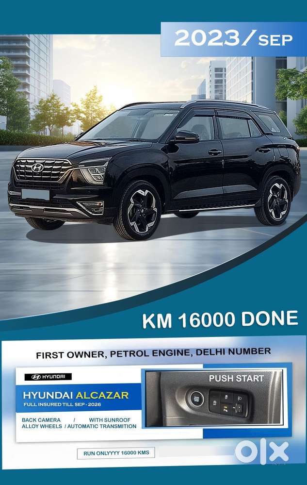 Hyundai Alcazar Signature 1.5 Petrol Dct 7str, 2023, Petrol