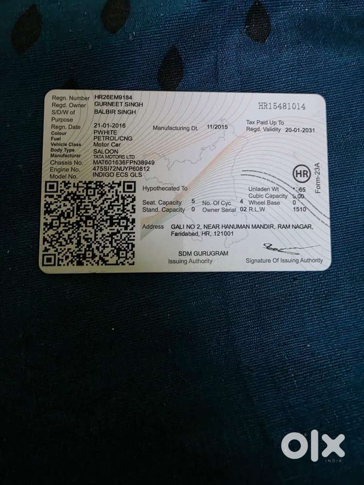 Tata Indigo Cs Gls, 2016, Cng & Hybrids