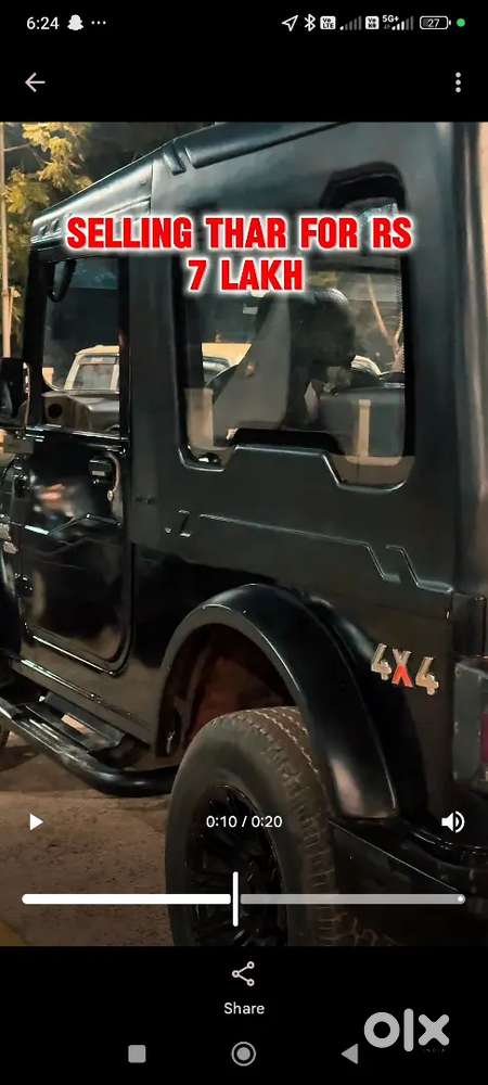 Mahindra Thar 2016 Diesel 81000 Km Driven