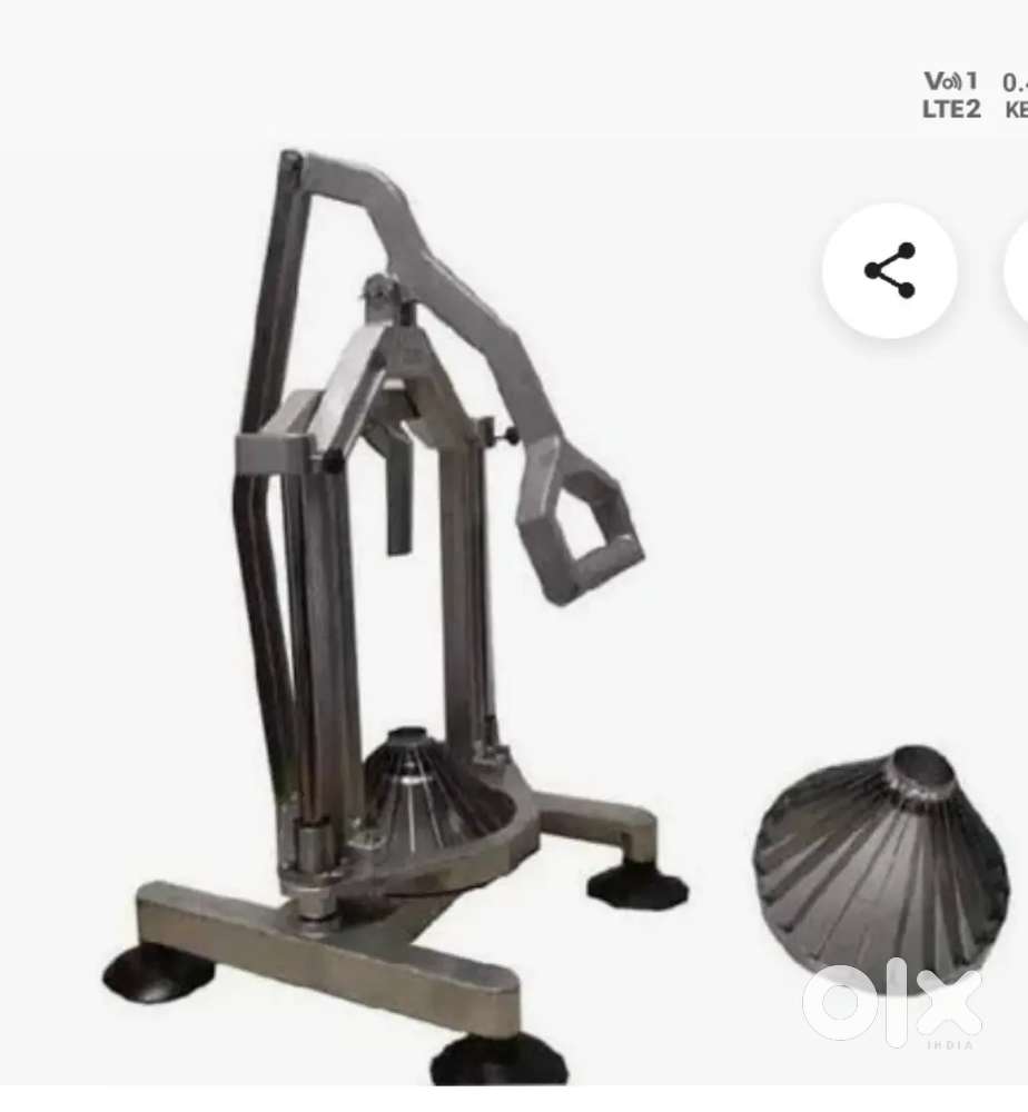 Blooming onion cutter machine