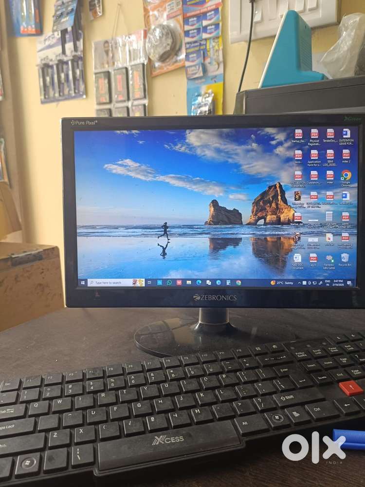 ZEBRONICS FULL SYSTEM SETUP AND CANON G3740 PRINTER