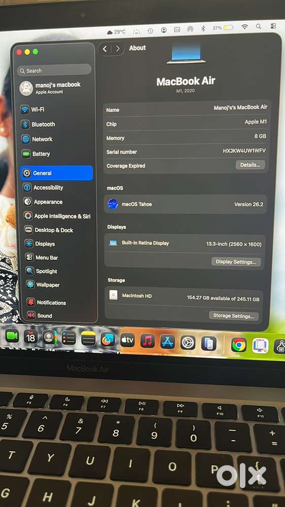 macbook air m1 chip