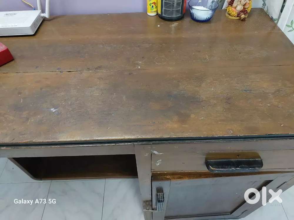 SAGWAN wood office cum study desk table Beds & Wardrobes 1753251945