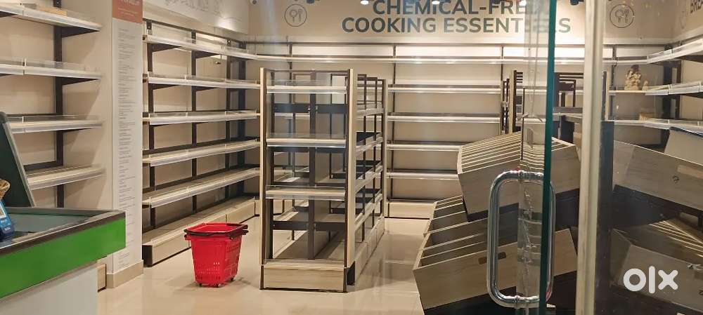Retail store assets for sale 8,00,000, racks, billing system et
