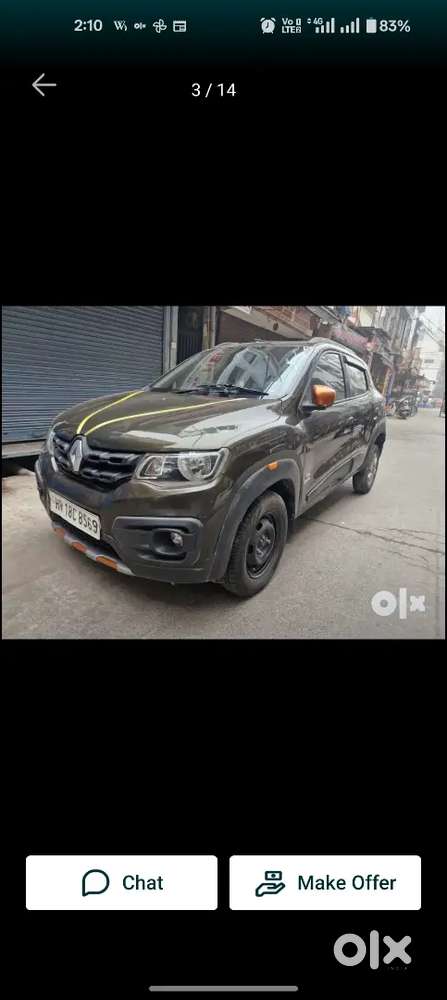 Renault Kwid Climber 2017, Petrol 34600 Km Driven, Good Condition Car