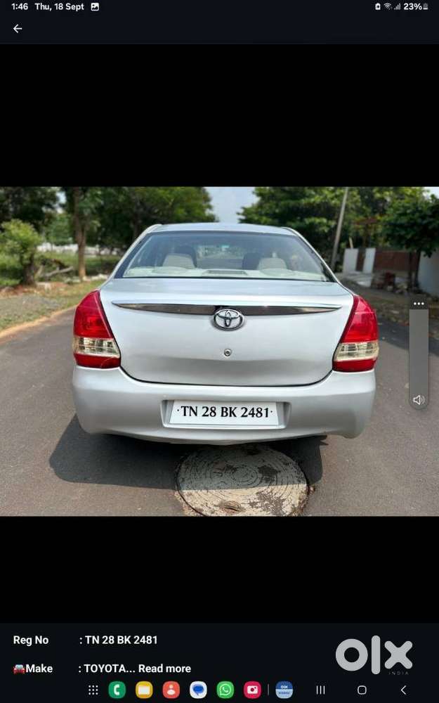 Toyota Etios, 2015, Diesel