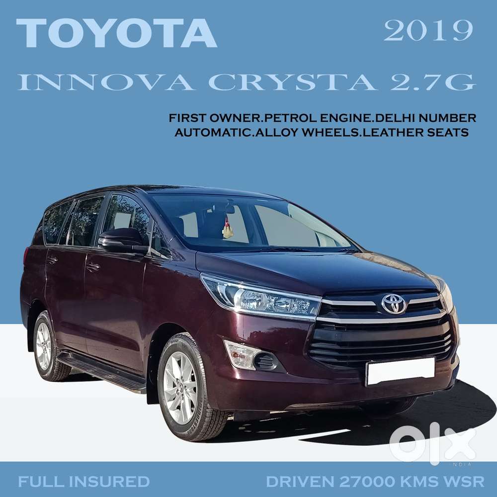 Toyota Innova Crysta 2.7 Gx Limited Edition At 7 Str, 2019, Petrol
