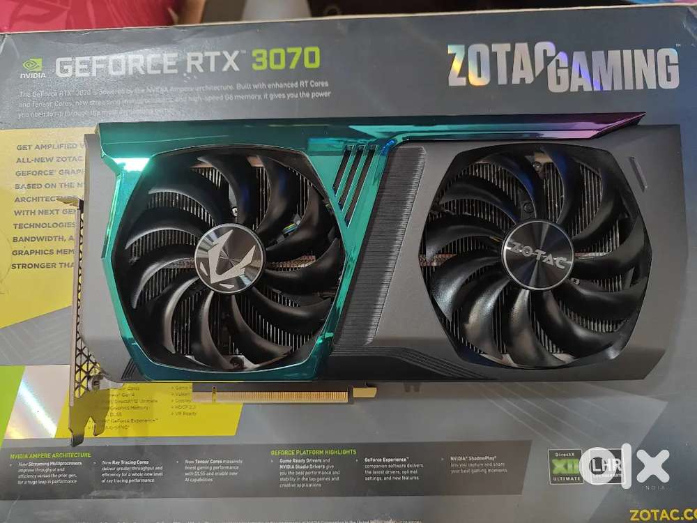 Graphics Card Zotac Rtx 3070 Amp Holo Black ZOTAC GAMING GeForce