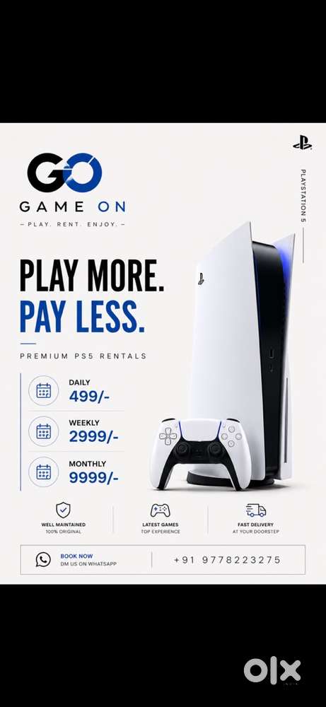 PS5 for rent
