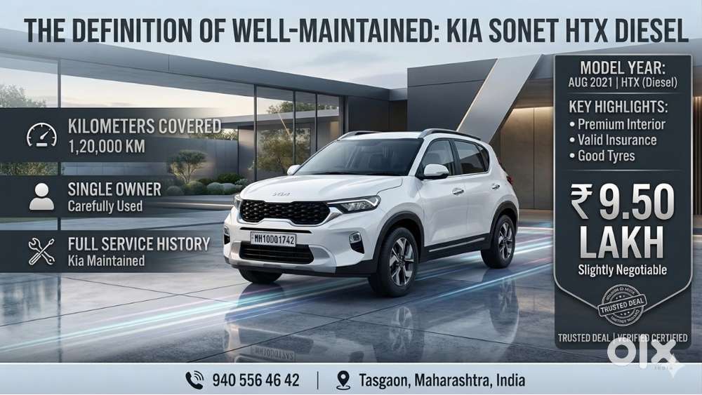 Extremely Well Maintained Kia Sonet Htx