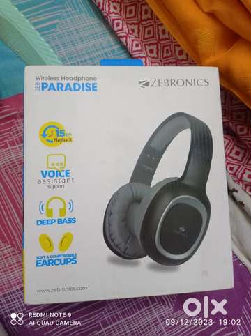 New brand Zebronics zeb paradise bluetooth headphones pack. TVs